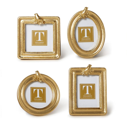 Gold Bird Photo Frames
