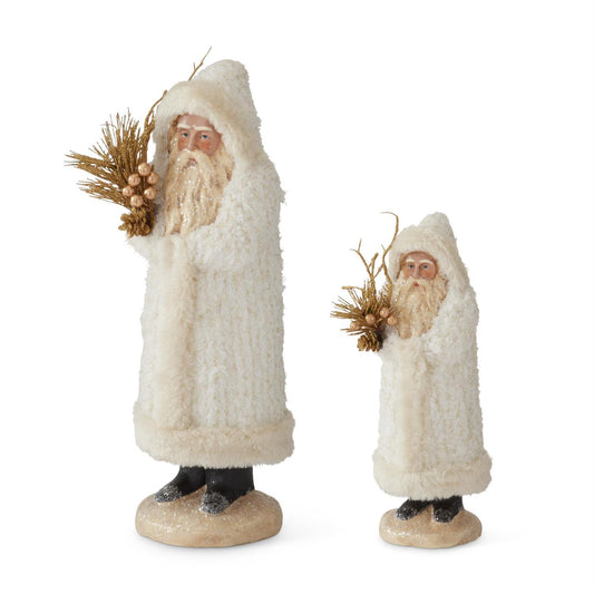 Father Christmas in White Cloak
