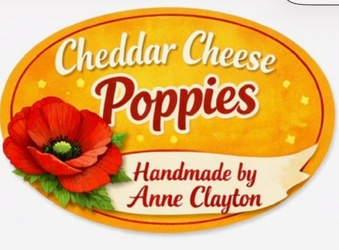 Cheddar Cheese Poppies