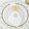 Garden Bud Embroidered Dinner Napkin Set
