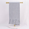 Ticking Stripe Ruffle Hand Towel