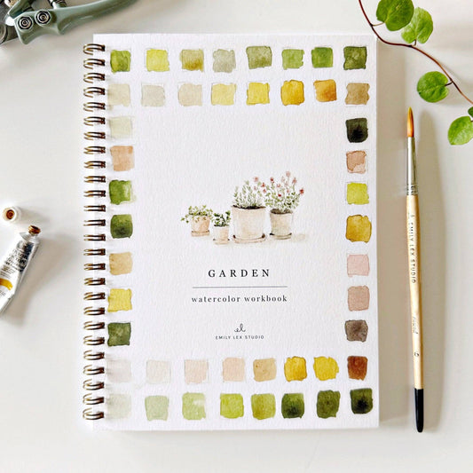Watercolor Workbook - GARDEN