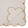 Striped Scalloped Runner, Natural