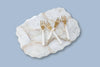Medium White Natural Stone Agate Platter