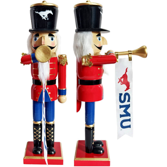 14" SMU Mustangs Bugler Santa