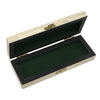 New Voyage Explorer Ship Scrimshaw Ox Bone Stamp Box