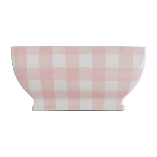 Gingham Planter: Pink