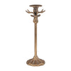 Antique Gold Stag Candle Holder