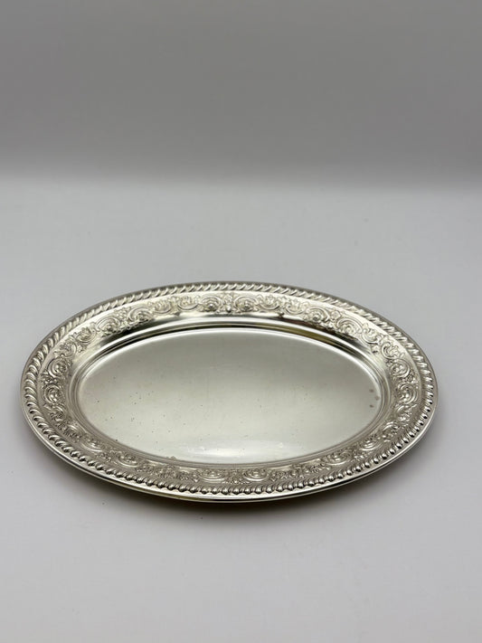 8.75” Oval Tray Sterling