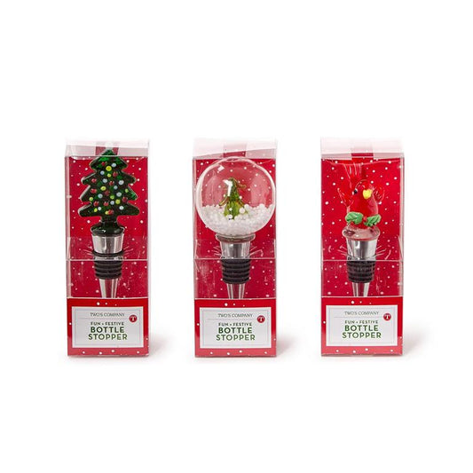 Christmas Spirits Wine Bottle Stopper