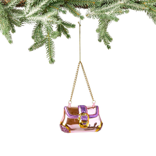 Glass Purse Ornament