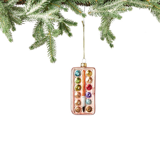 Glass Watercolor Paint Ornament