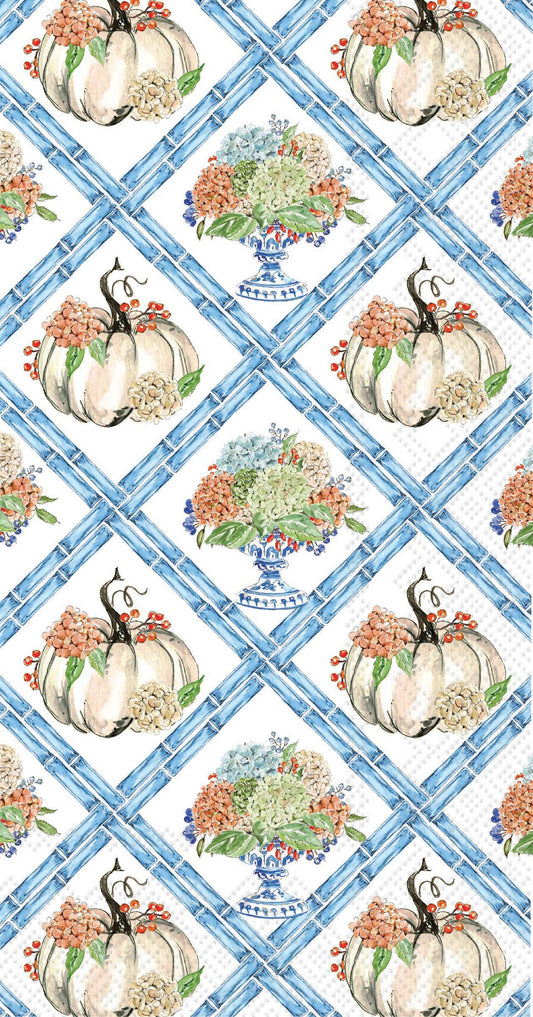 Fall Hydrangea Trellis - Paper Guest Towels