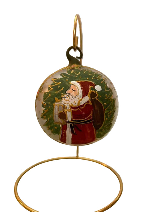 4" Santa Ornament