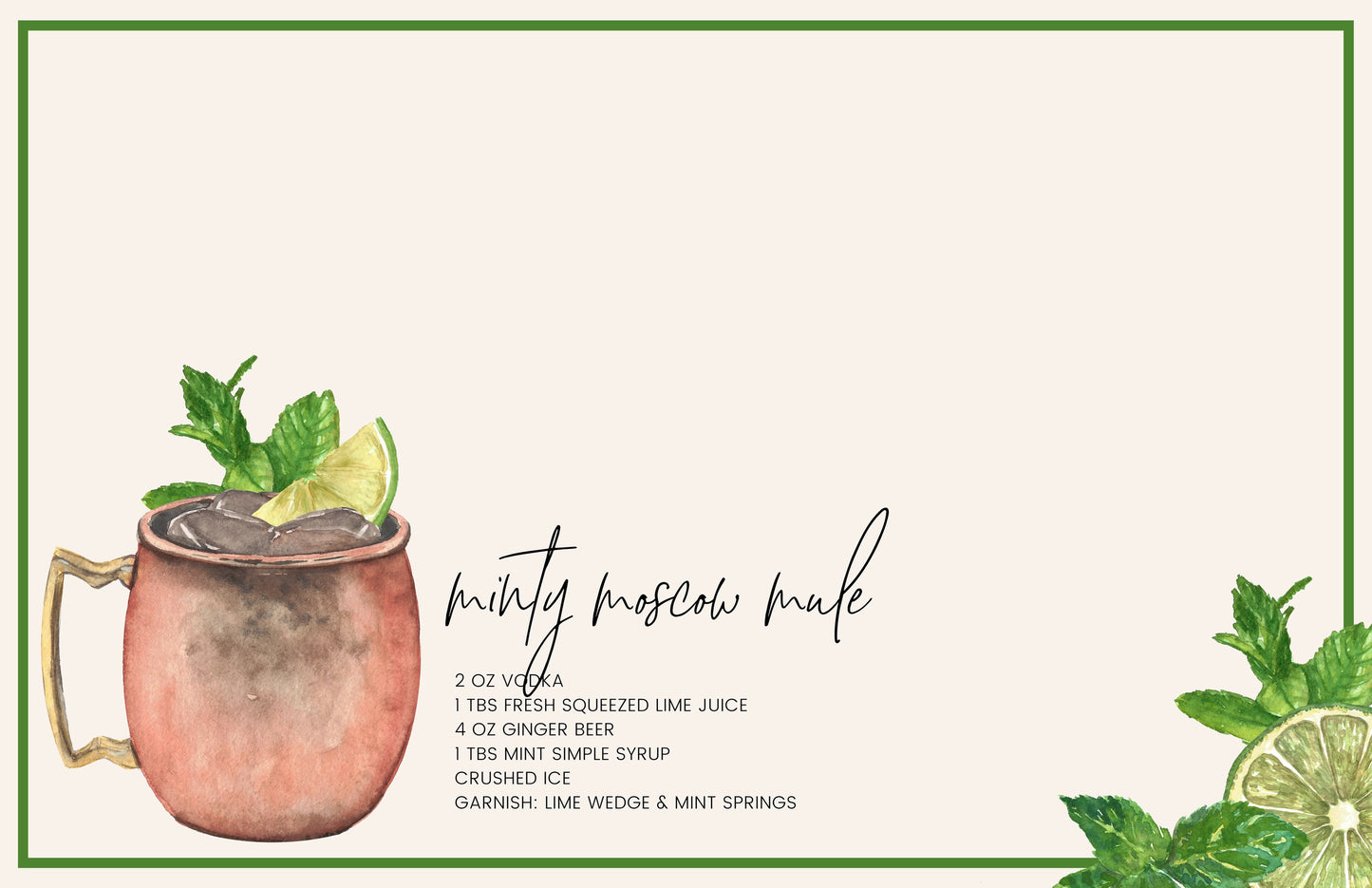 Cocktails Insert