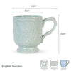 English Garden Mugs, Set of 4
