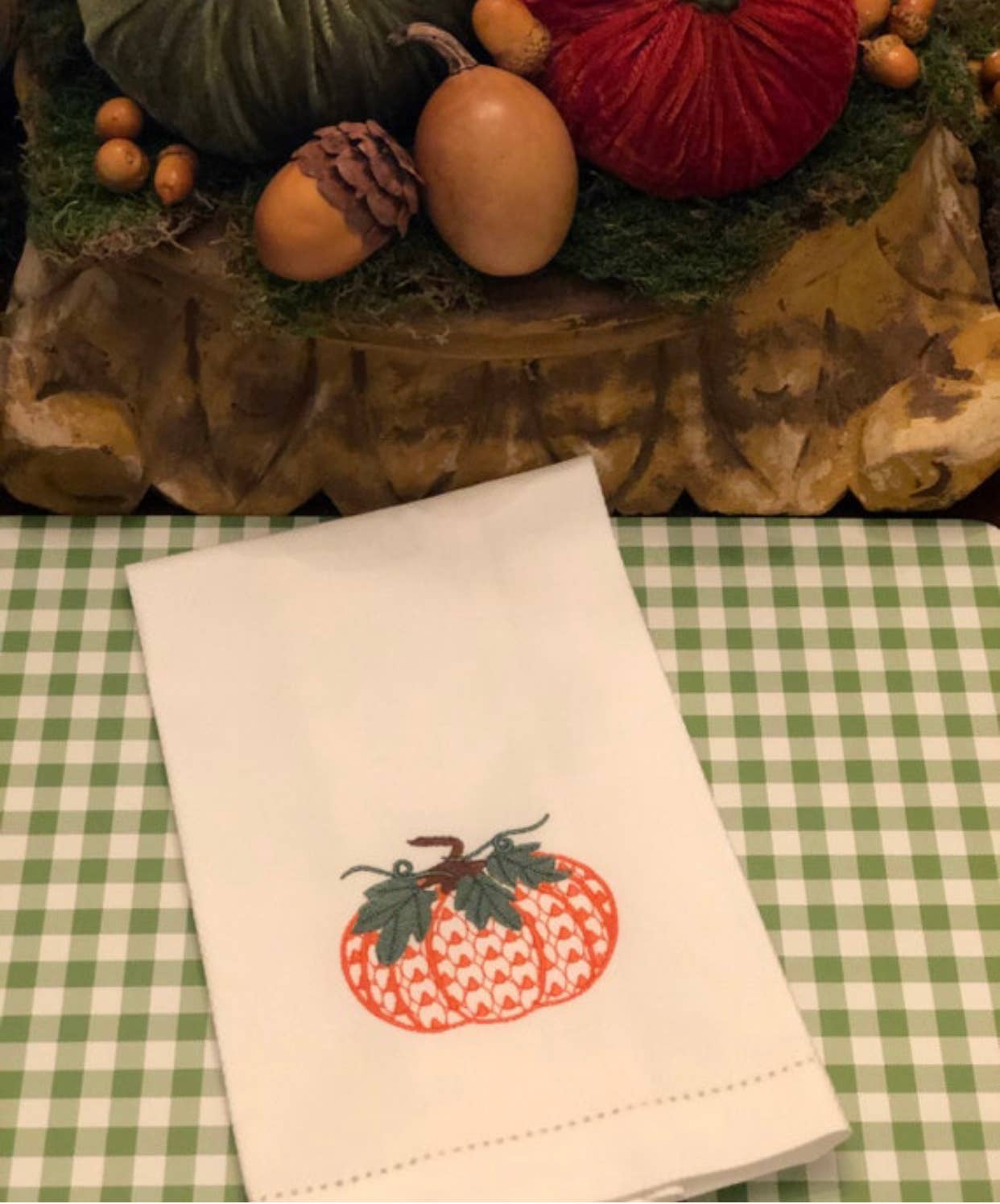 Pumpkin Huck Towel