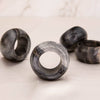Grey Marble Napkin Ring, Set of 4