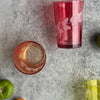 Tea Glasses Carved Garland - S/6