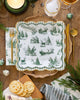 9" Winter Toile Plate - QTY 8