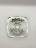 Sterling Overlay 5" Square Glass Dish