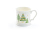Christmas Pine Trees Fine Porcelain Mug - 12oz