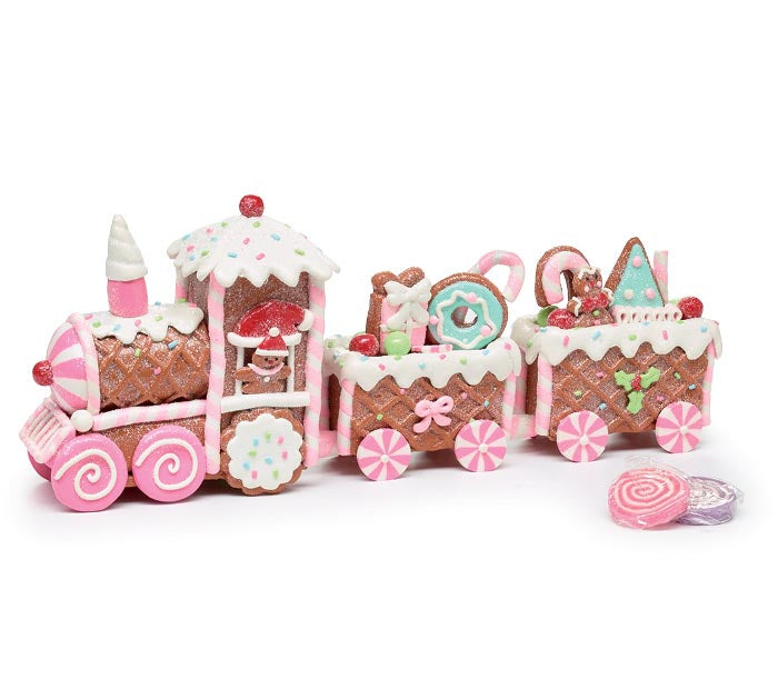 CLAY DOUGH GINGERBREAD TRAIN