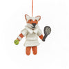 Wimbledon Fox Felt Ornament