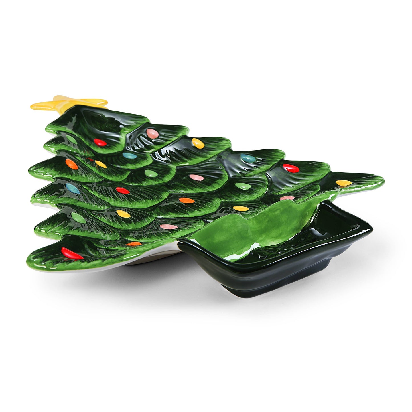 Decorated Tree Dip Platter