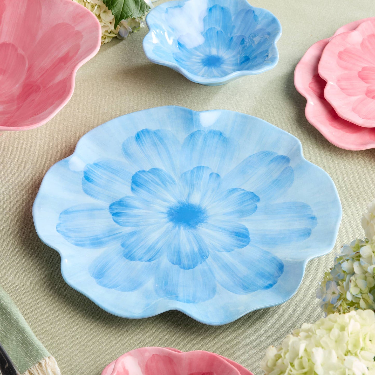Wildflower Blue Platter