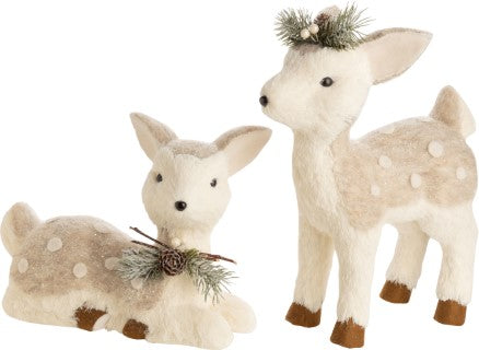 Pair of Reindeer - Grass & Felt