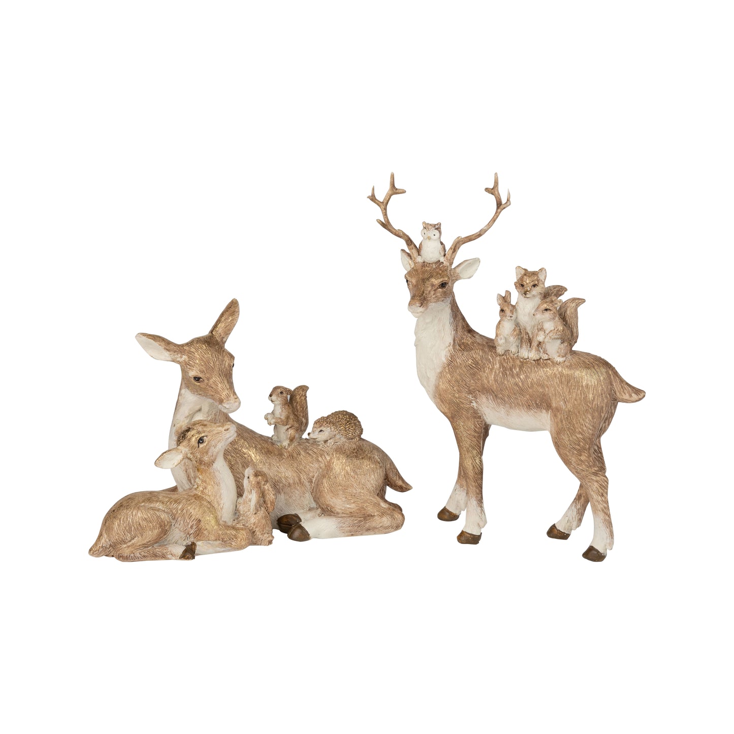 Set of Woodland Friends Figurines