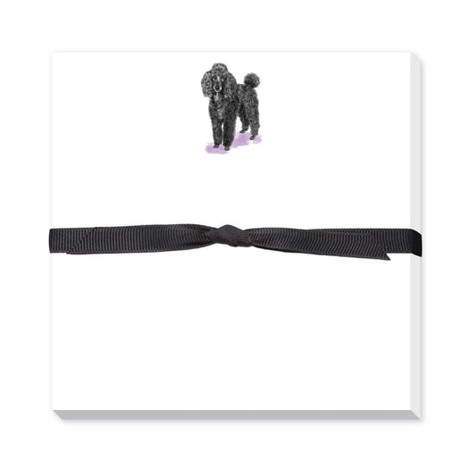 Notepad Black Poodle