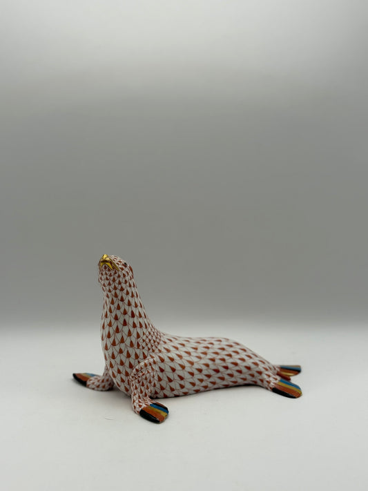 Rust Fishnet Sea Lion