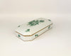 6.5" Floral Green Box w/ Lid