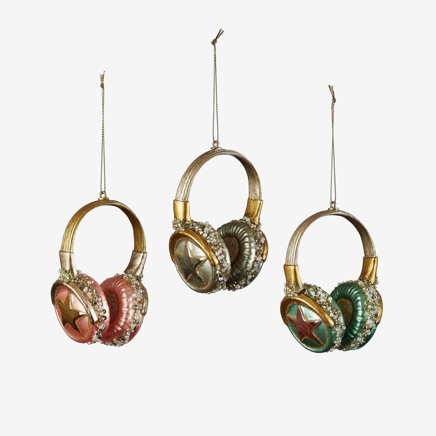 Glass Headphone Ornament