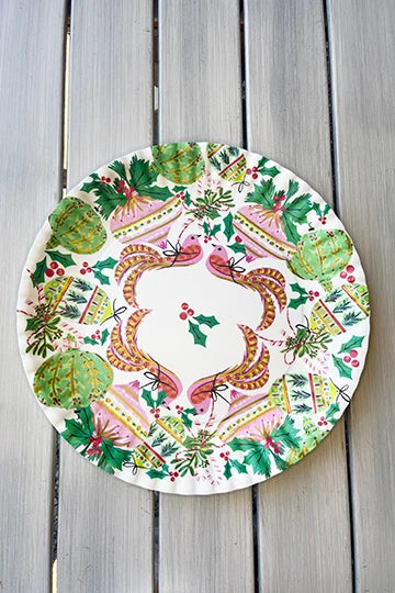 Bird & Ornaments Melamine Platter