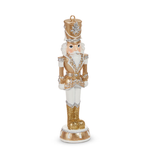 Gold and Silver Nutcracker Ornament
