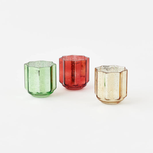 Speckled Glass Votive
