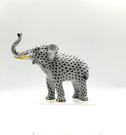 Lucky Black 5” Elephant