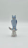Owl on Branch Blue