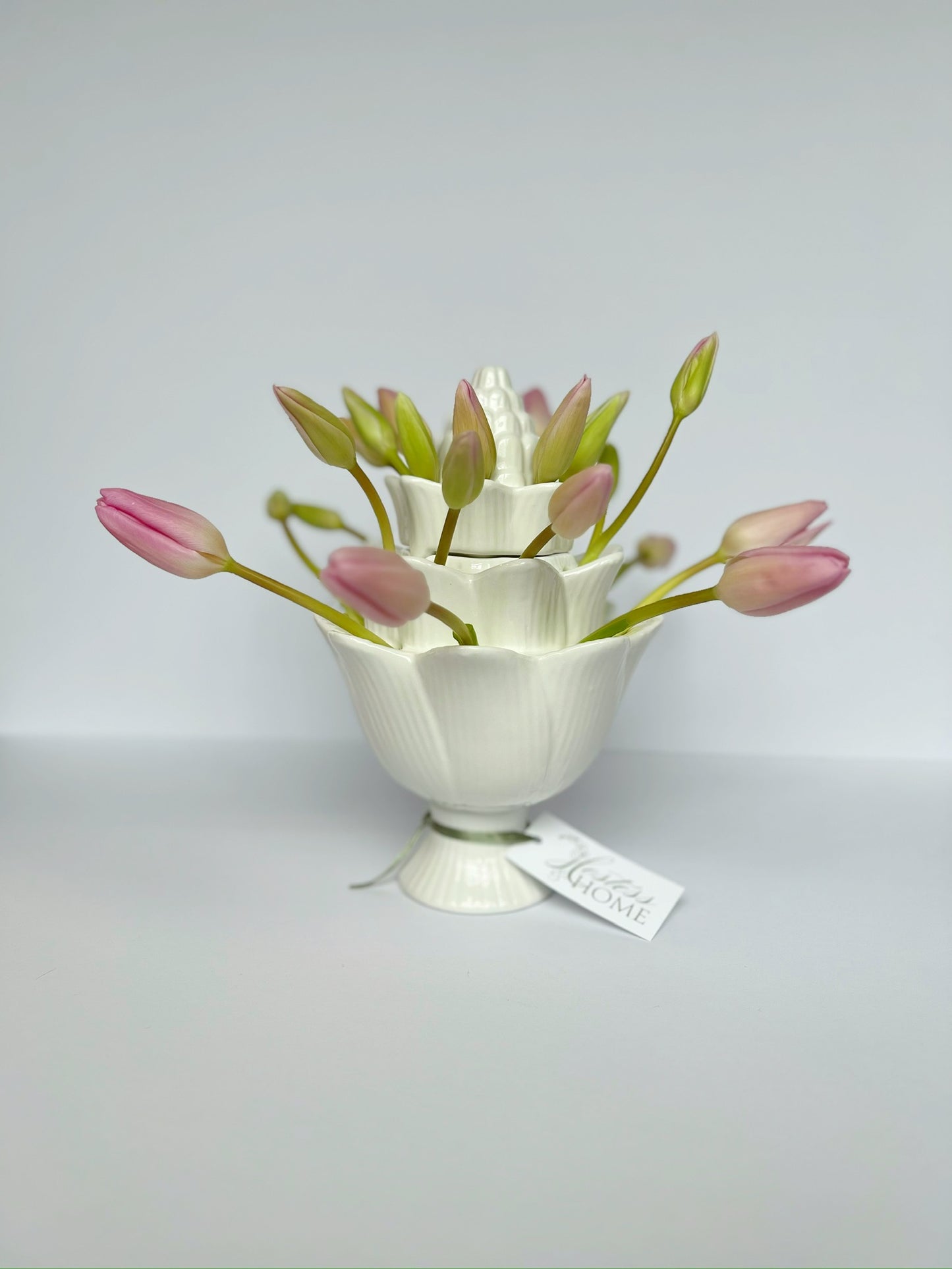 Tulipiere Artichoke White