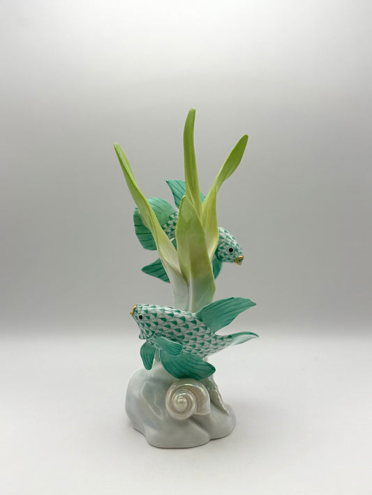 Pair of Betta Fish Green