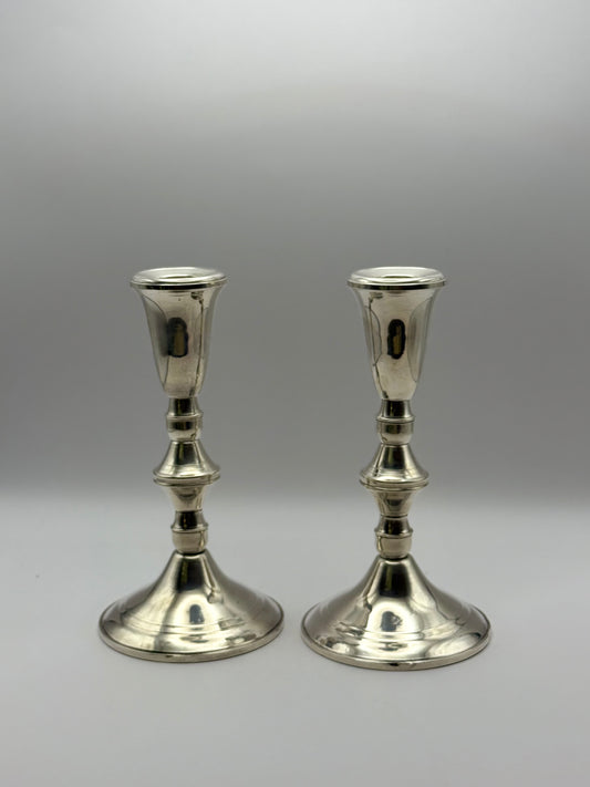 Vintage Sterling Empire 7" Pair of Candlesticks