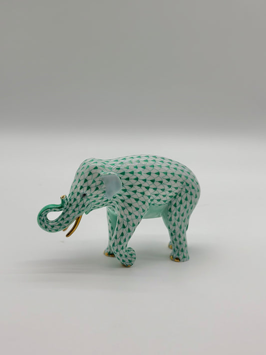 Elephant Walking Green