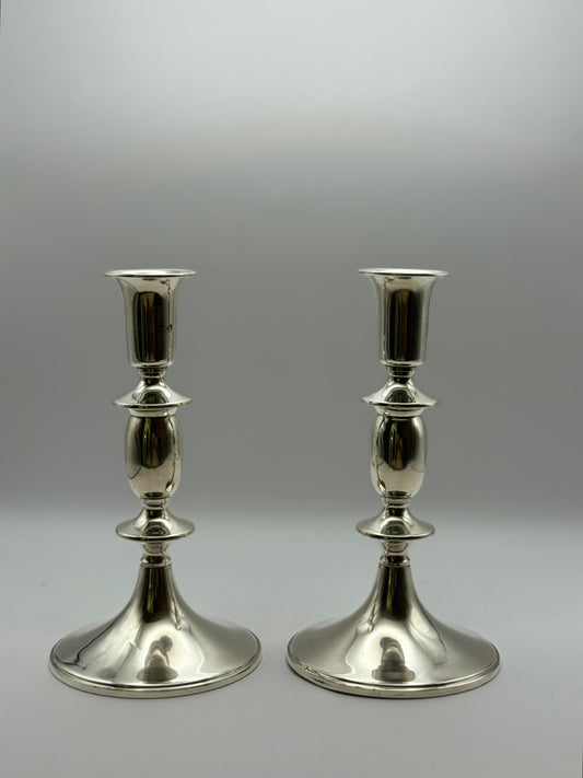 Vintage Sterling Duchin 7" Pair of Candlesticks