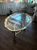 La Barge Oval Scalloped Coffee Table
