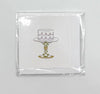 Cake on Plate Stand Enclosure Card