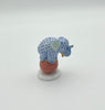 Elephant Dancing on Circus Ball Blue