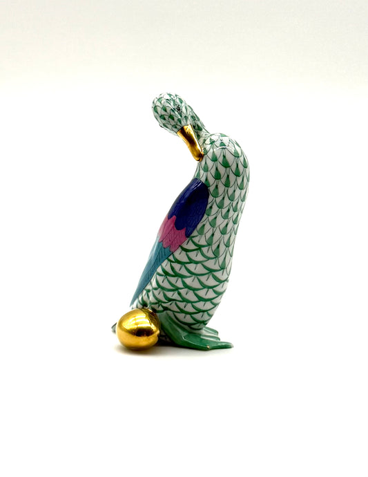 Goose w/ Golden Egg Green 4.5”